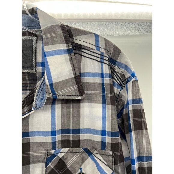 BKE Men's Plaid Button Up Shirt Standard Fit Long Sleeve Size XL - Picture 4 of 8